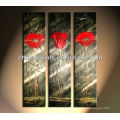 Wholesale Handmade Modern Red Flower Oil Paintings